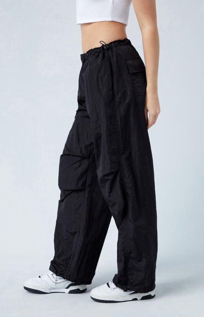 Womens Shine Low Rise Parachute Pants Product Image