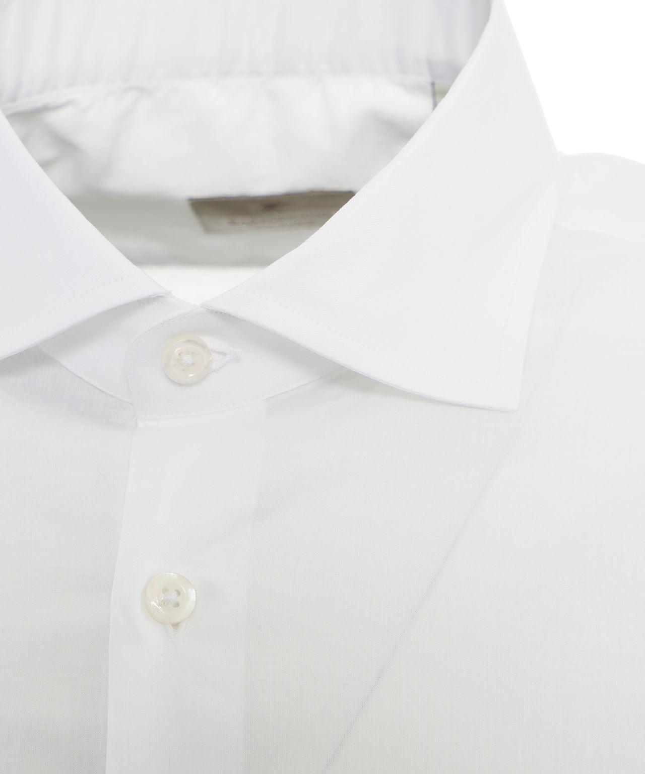 Cotton shirt with spread collar Product Image
