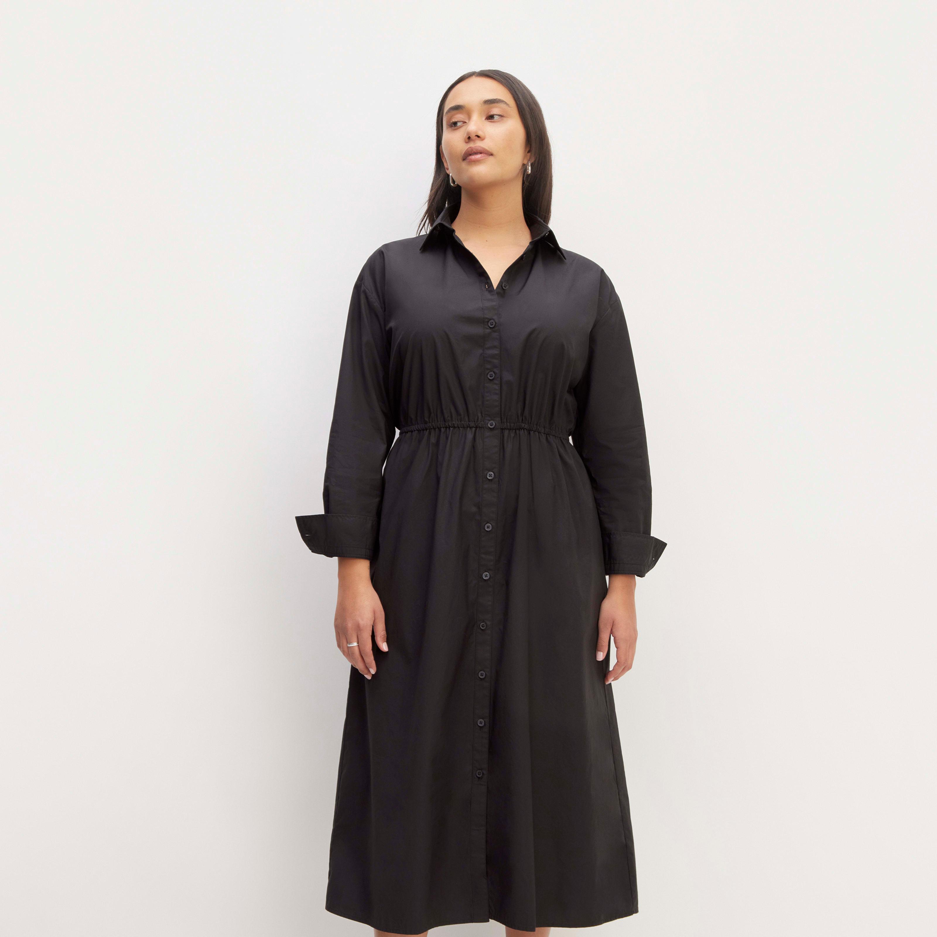The Supima® Cotton Midi Shirt Dress Product Image