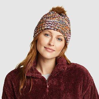 Women's Cabin Faux Fur Pom Beanie Product Image