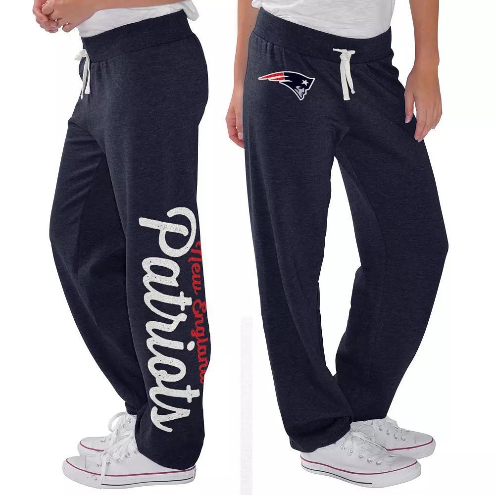 Women's G-III 4Her by Carl Banks Navy New England Patriots Scrimmage Fleece Pants, Size: 2XL, Blue Product Image