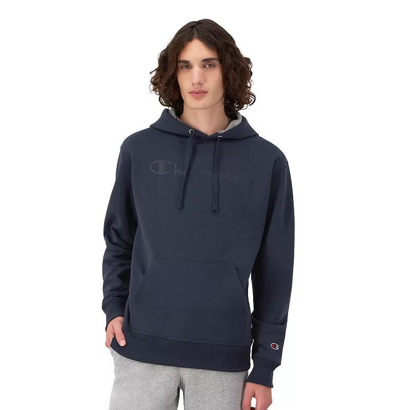Men's Champion® Embossed Powerblend Graphic Hoodie, Size: Large, Briefly Brown Product Image