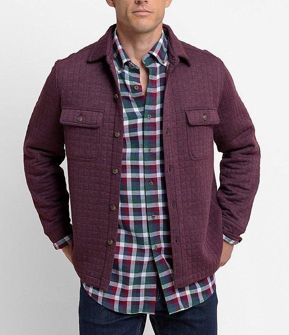Southern Tide Intercoastal Performance Stretch Sandbridge Plaid Beach Flannel Long Sleeve Woven Shirt Product Image