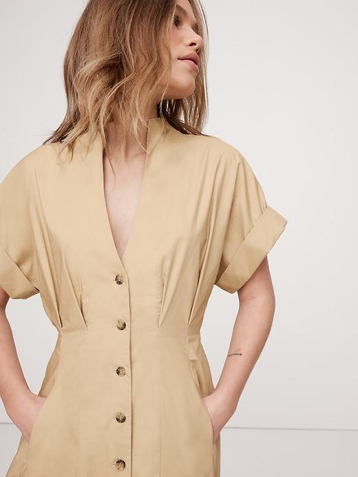 Cotton Poplin Shirt Dress Product Image