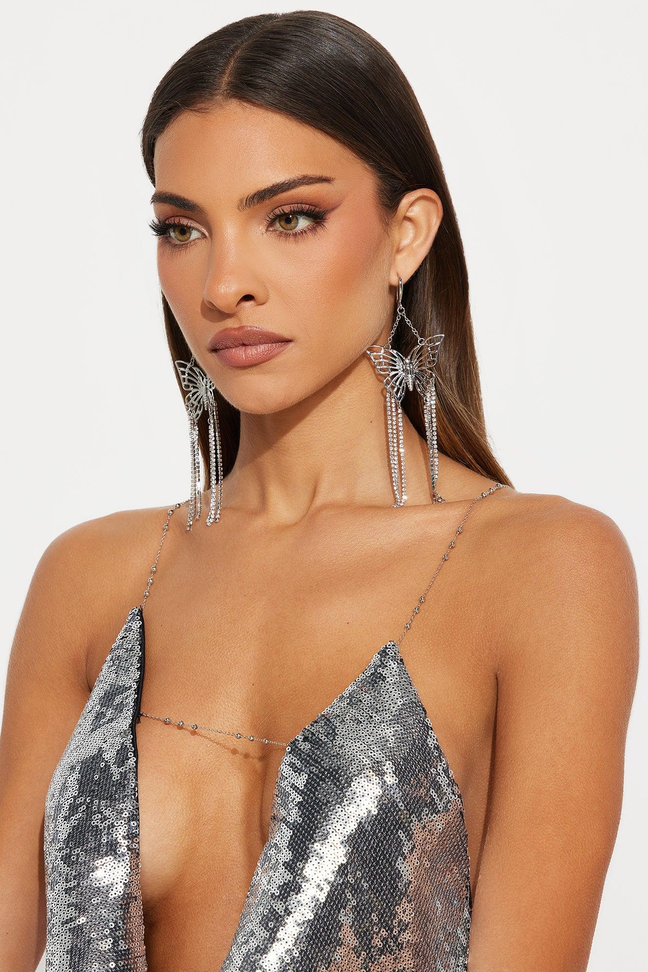 So Fly Drop Earrings - Silver Female Product Image