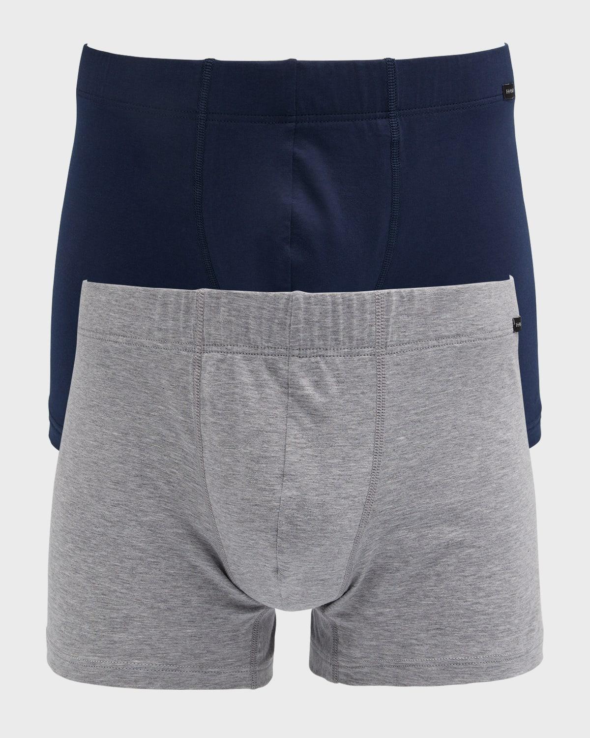 Hanro Cotton Essentials Covered Waistband Boxer Briefs, Pack of 2 Product Image