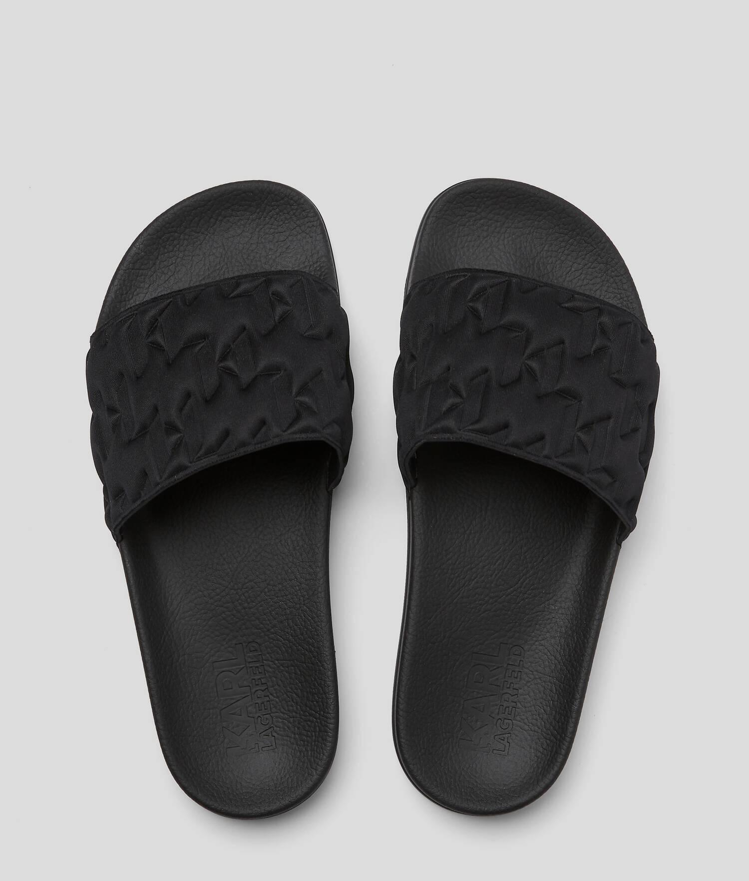 KL MONOGRAM PADDED SANDALS Product Image