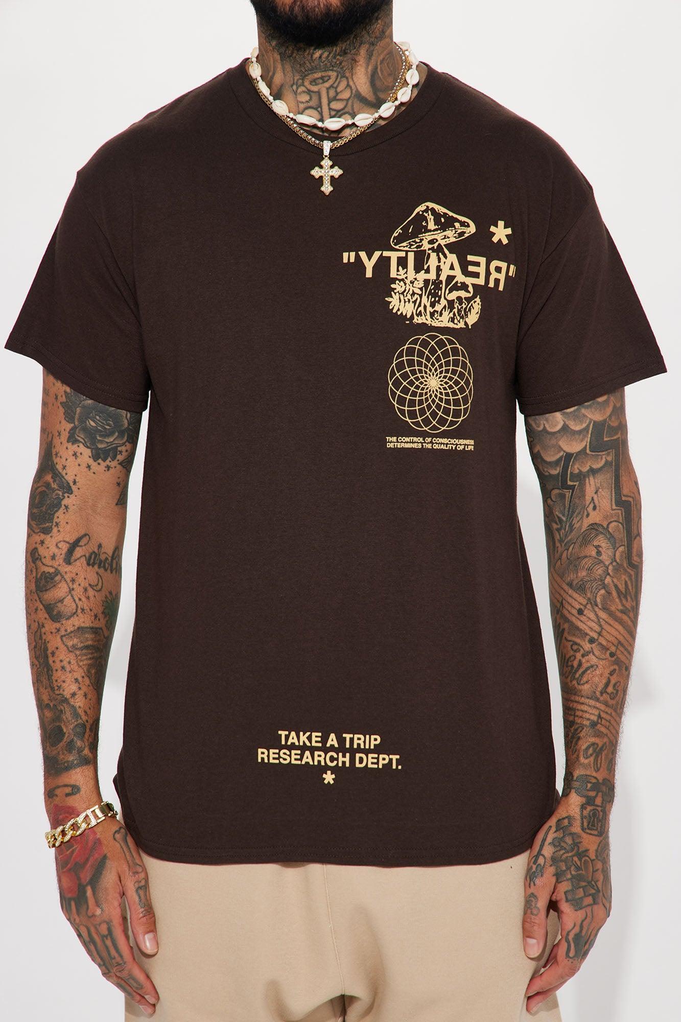 Reality Short Sleeve Tee - Brown Product Image