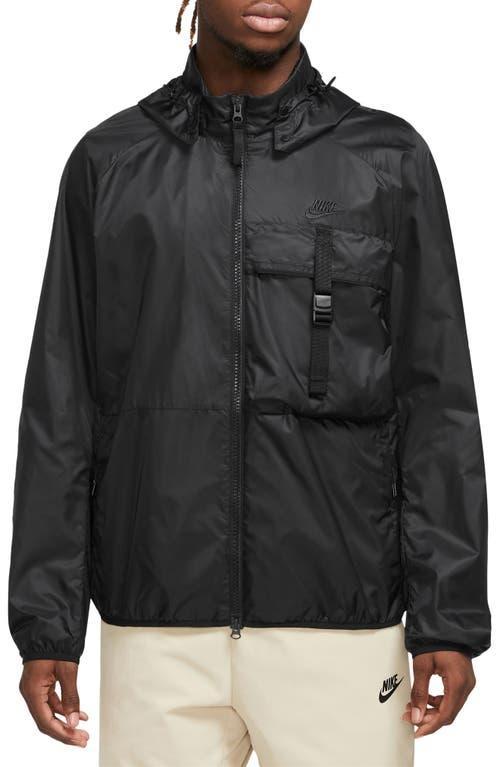 Nike Mens Tech N24 PKBL Woven Lined Jacket - Black/Black Product Image