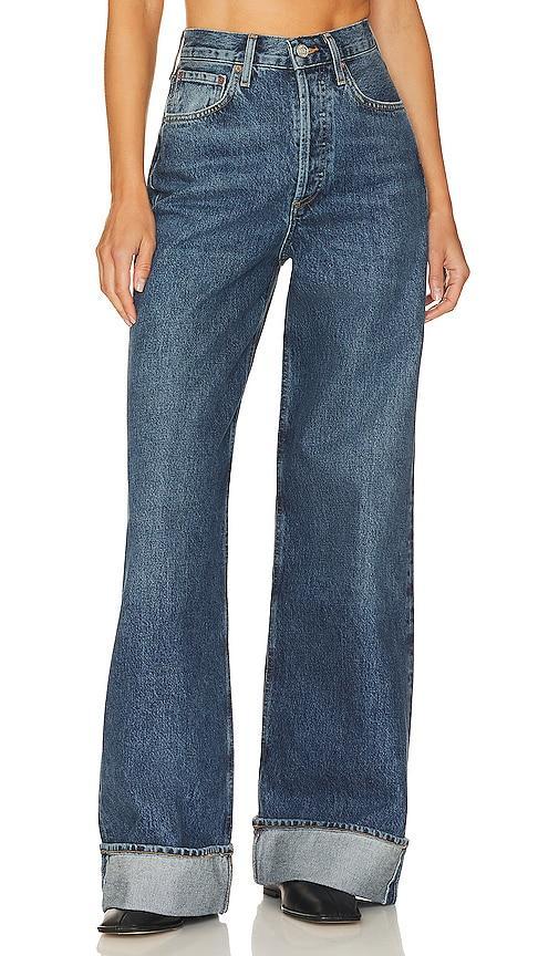 AGOLDE Dame High Rise Wide Leg Jeans Control 28 Product Image