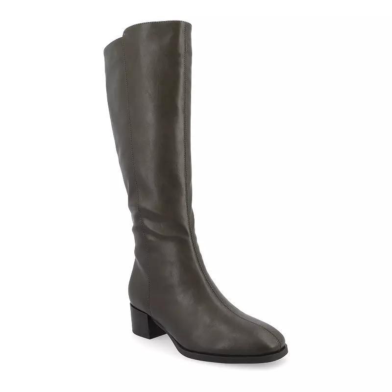 Journee Tru Comfort Foam™ Devri Women's Knee-High Boots, Size: 9, Brown Product Image