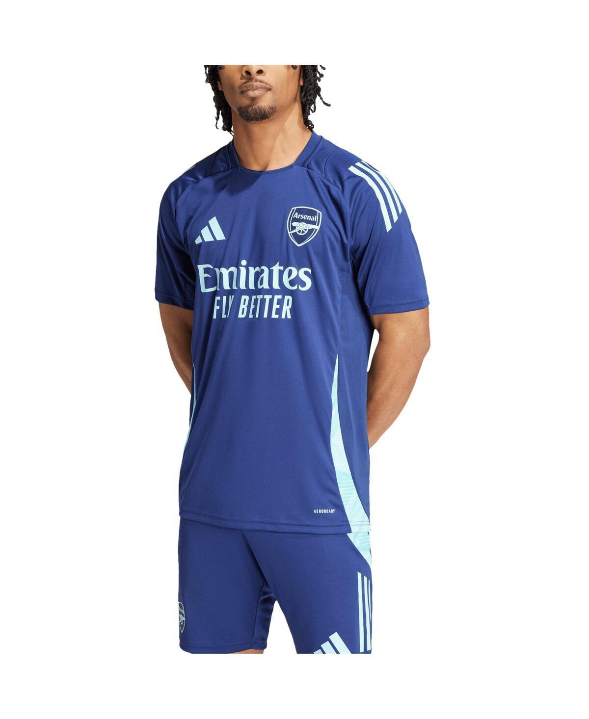 Mens adidas Navy Arsenal 2024/25 AEROREADY Training Jersey Arn Blue Product Image