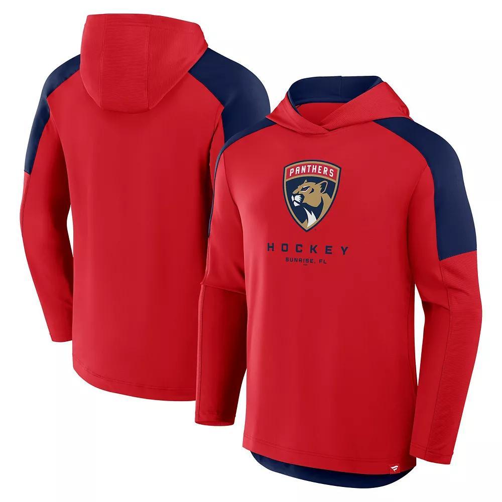 Men's Fanatics Red Florida Panthers Meta Game Transitional Pullover Hoodie, Size: 5XL, Pnt Red Product Image