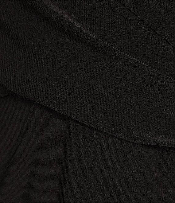 DKNY by Donna Karan Surplice V-Neck Side Ruched Short Sleeve Top Product Image