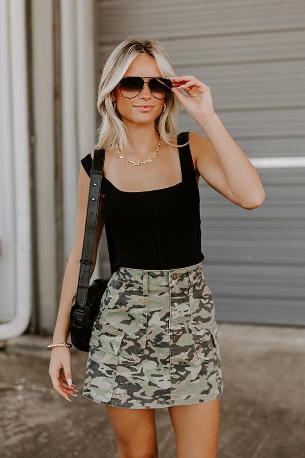 The Amy Cargo Mini Skirt Product Image