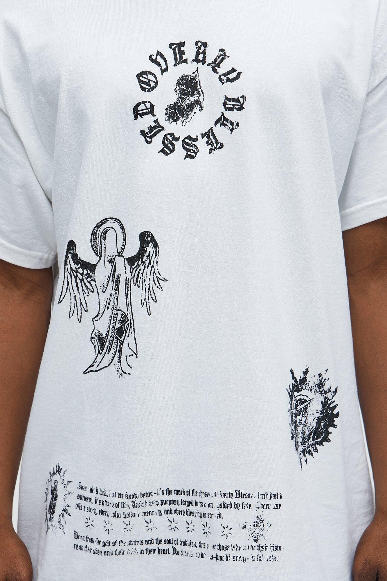 Blessed Worldwide Oversized Short Sleeve Tee - White Product Image