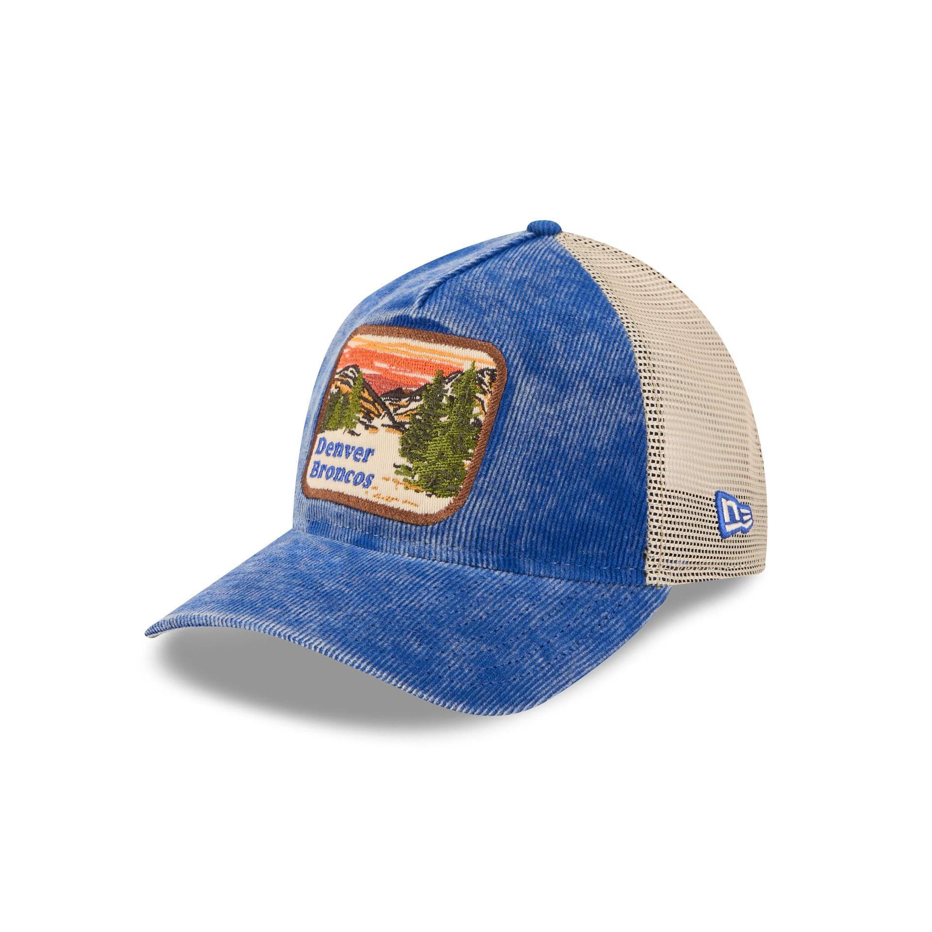 Seattle Mariners Vintage Landscape 9TWENTY A-Frame Trucker Hat Male Product Image