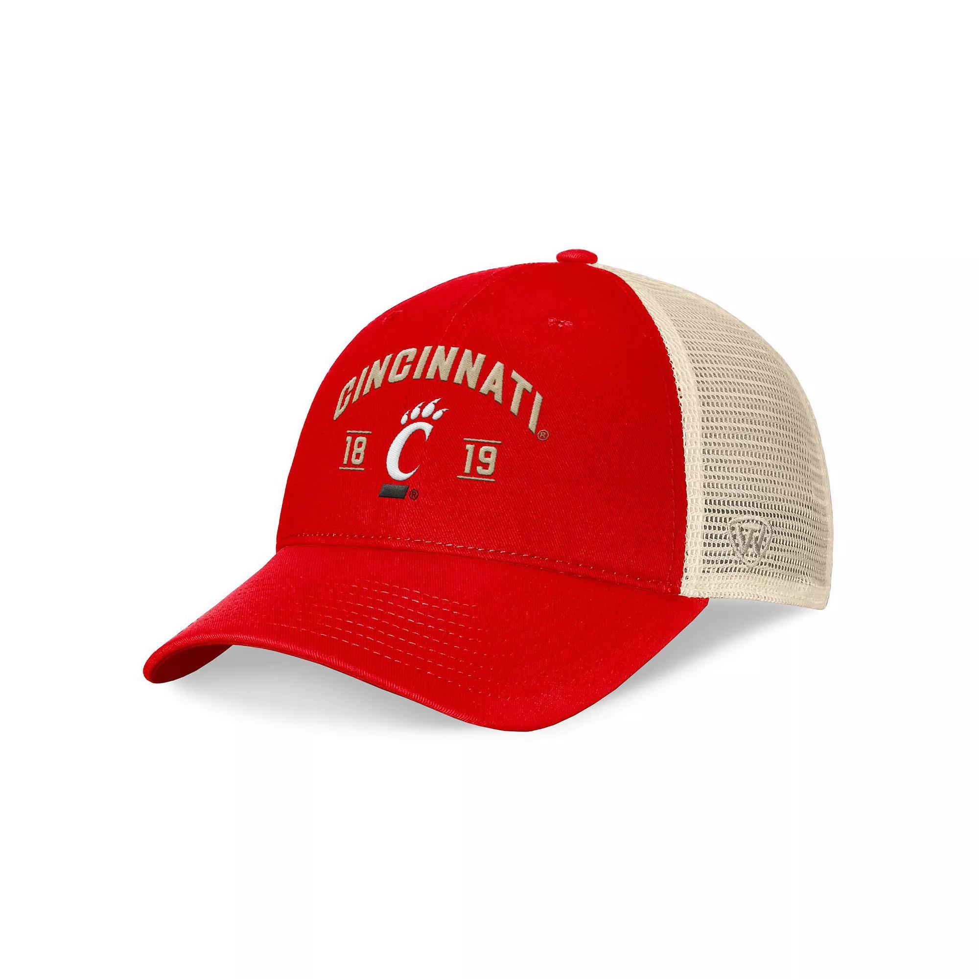Men's Top of the World Green Michigan State Spartans Heritage Waylon Trucker Adjustable Hat Product Image
