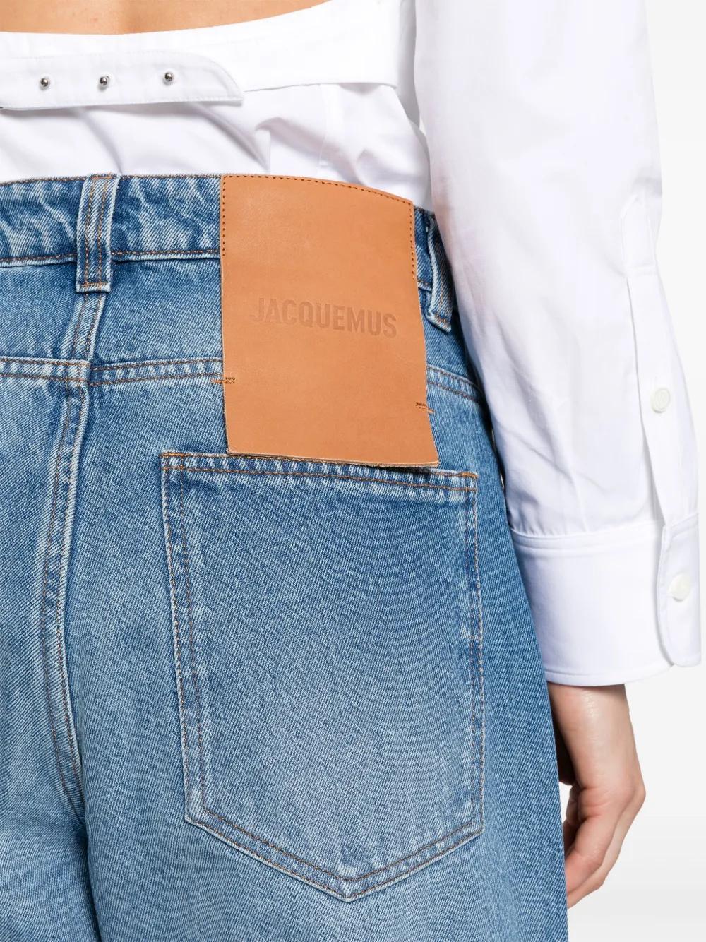 Nîmes mid-rise wide jeans Product Image
