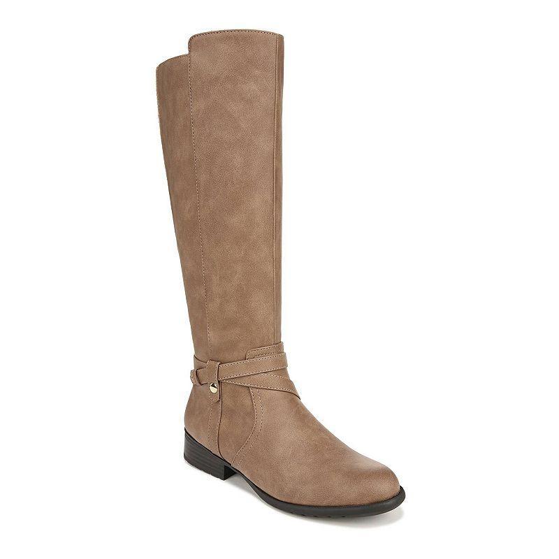 LifeStride Xtrovert Women's Riding Boots in Regular and Wide Calf, Size: 6.5 Wide, Black Product Image