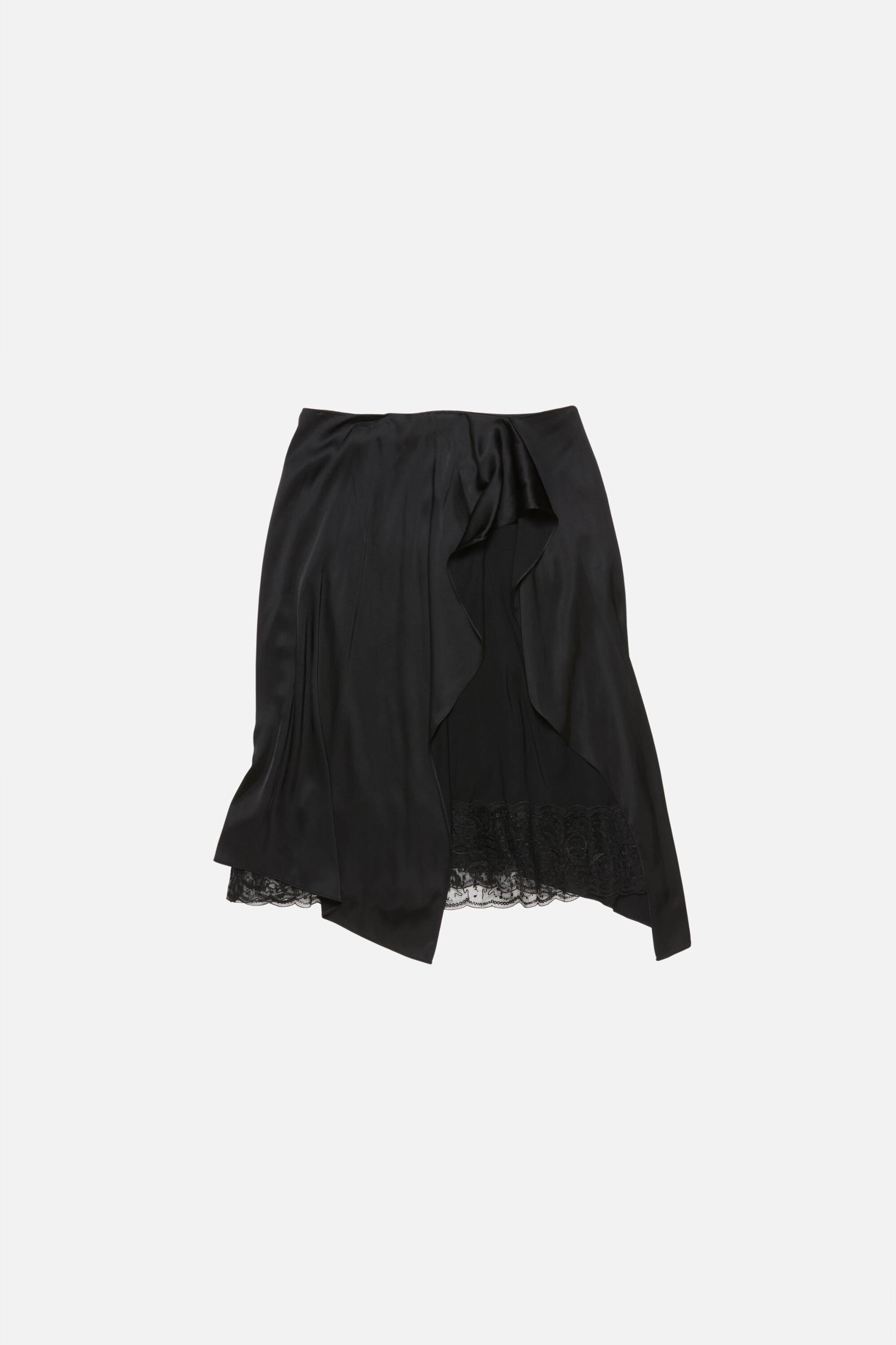 Layered Satin Skirt Product Image