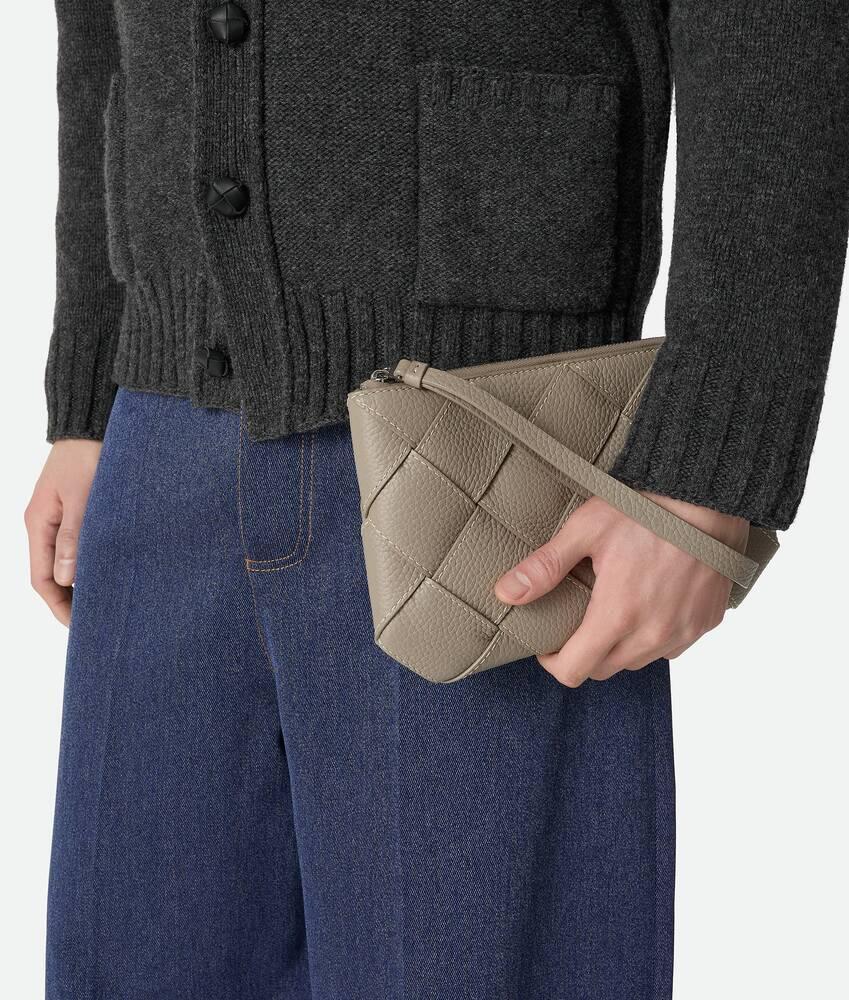 Men's Diago Medium Pouch in Limestone/natural Product Image