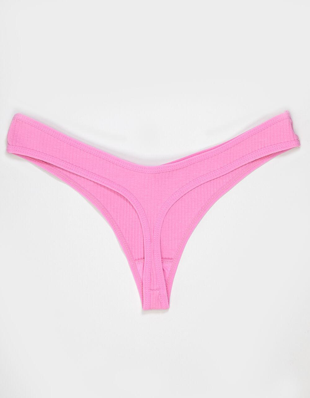 FULL TILT V-Rib Thong - PINK IRIS Product Image