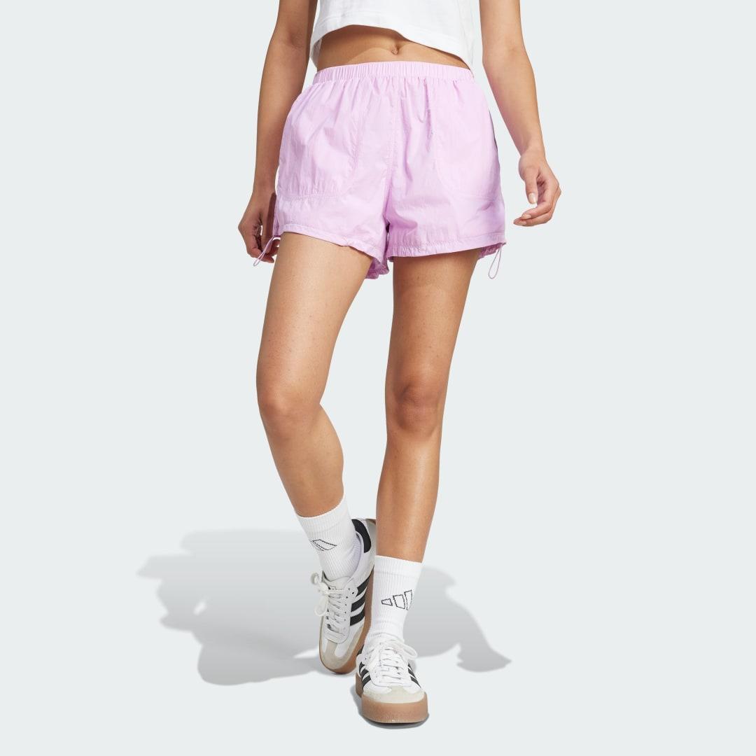 adidas City Escape Summer Cargo Shorts Bliss Lilac XS Womens Product Image