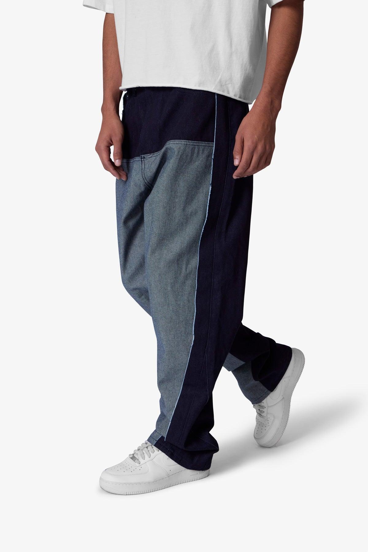 Ultra Baggy Inverted Denim - Navy Product Image