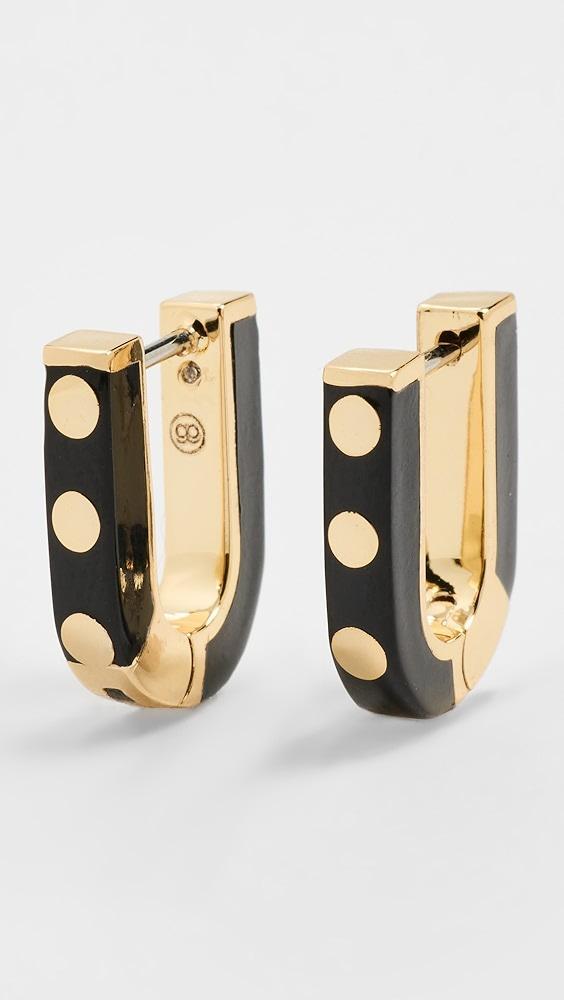 Gorjana Asher Link Huggies | Shopbop Product Image