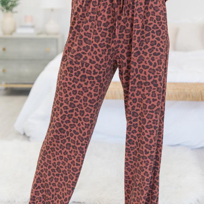 Angelic Aura In Pink Spotted Sweetheart Pajama Pants FINAL SALE Product Image
