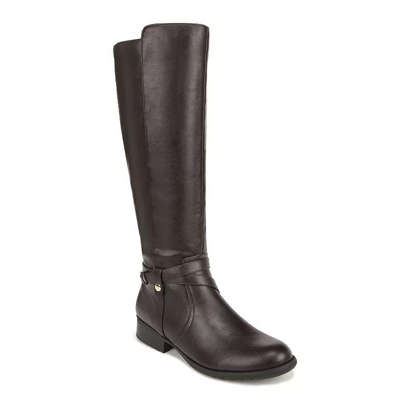 LifeStride Xtrovert Women's Riding Boots in Regular and Wide Calf, Size: 6.5 Wide, Black Product Image