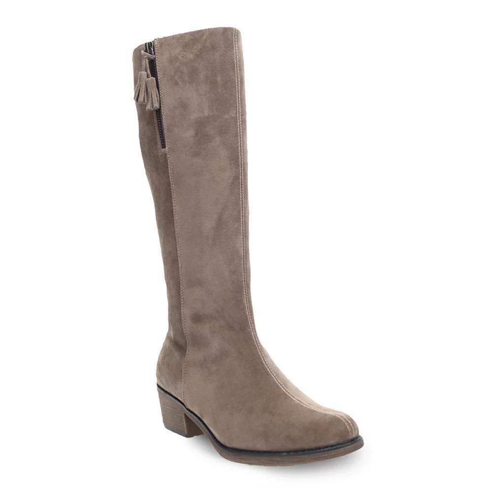 Propet Rider Women's Suede Knee-High Boots, Size: 7.5, Black Product Image