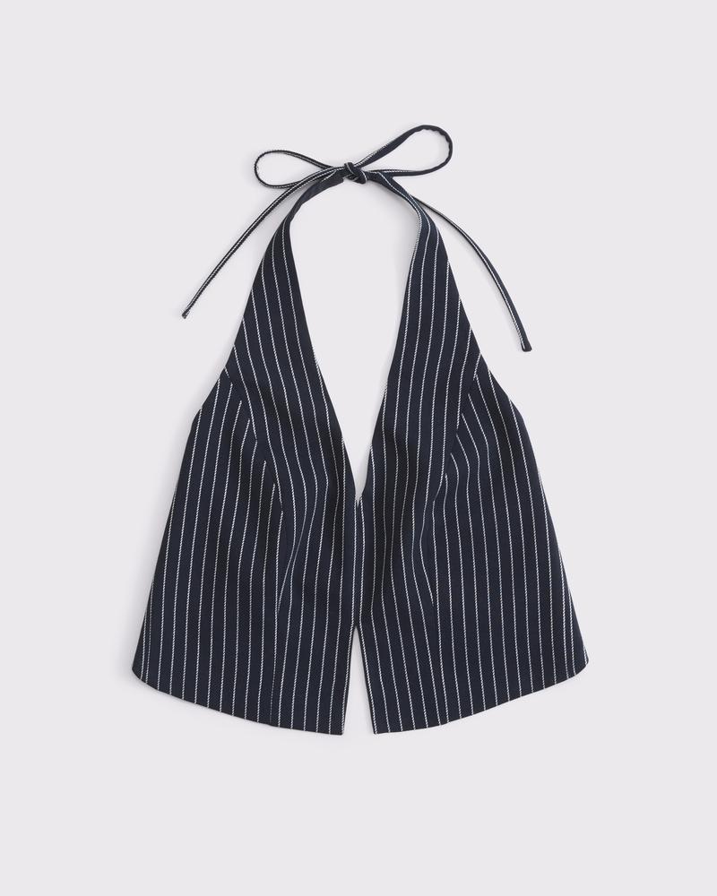 Clean Front Tailored Halter Top Product Image