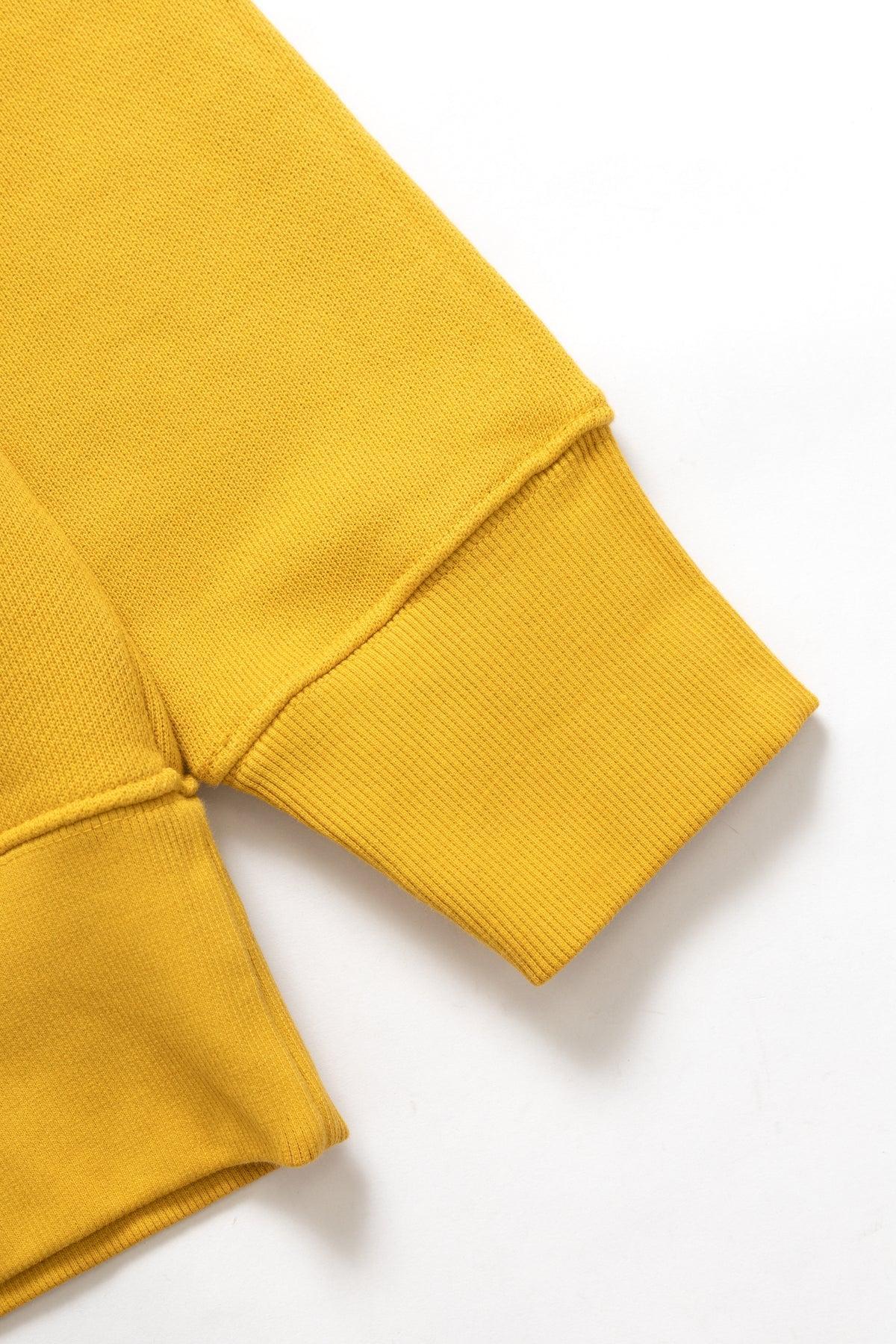 Power Goods - Loopback Crewneck - Sunflower Product Image