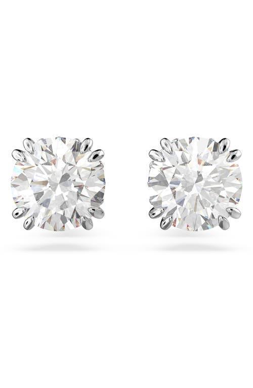 Swarovski Constella Round Cut Stud Earrings Product Image