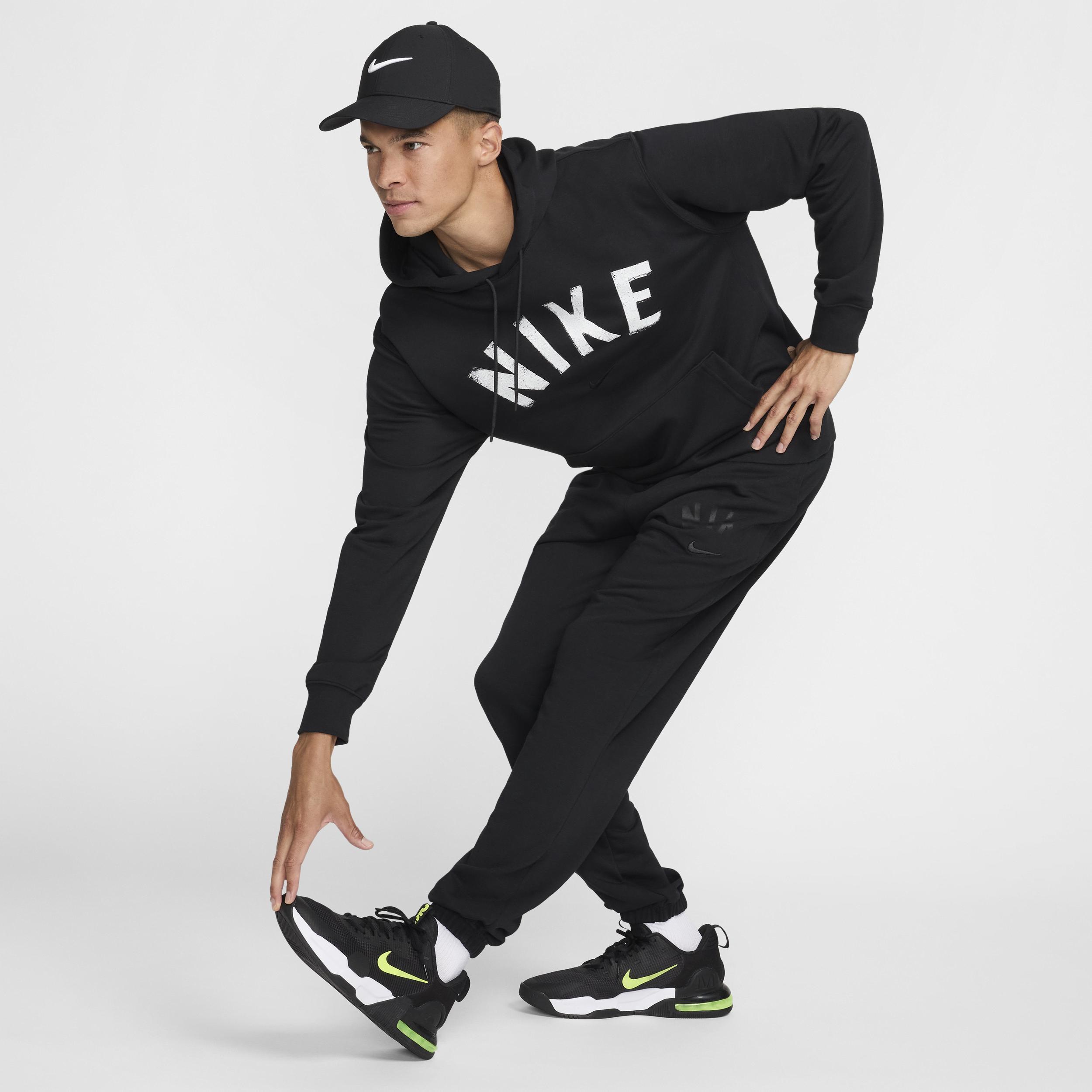 Nike Mens Swoosh Dri-FIT French Terry Pullover Fitness Hoodie Product Image
