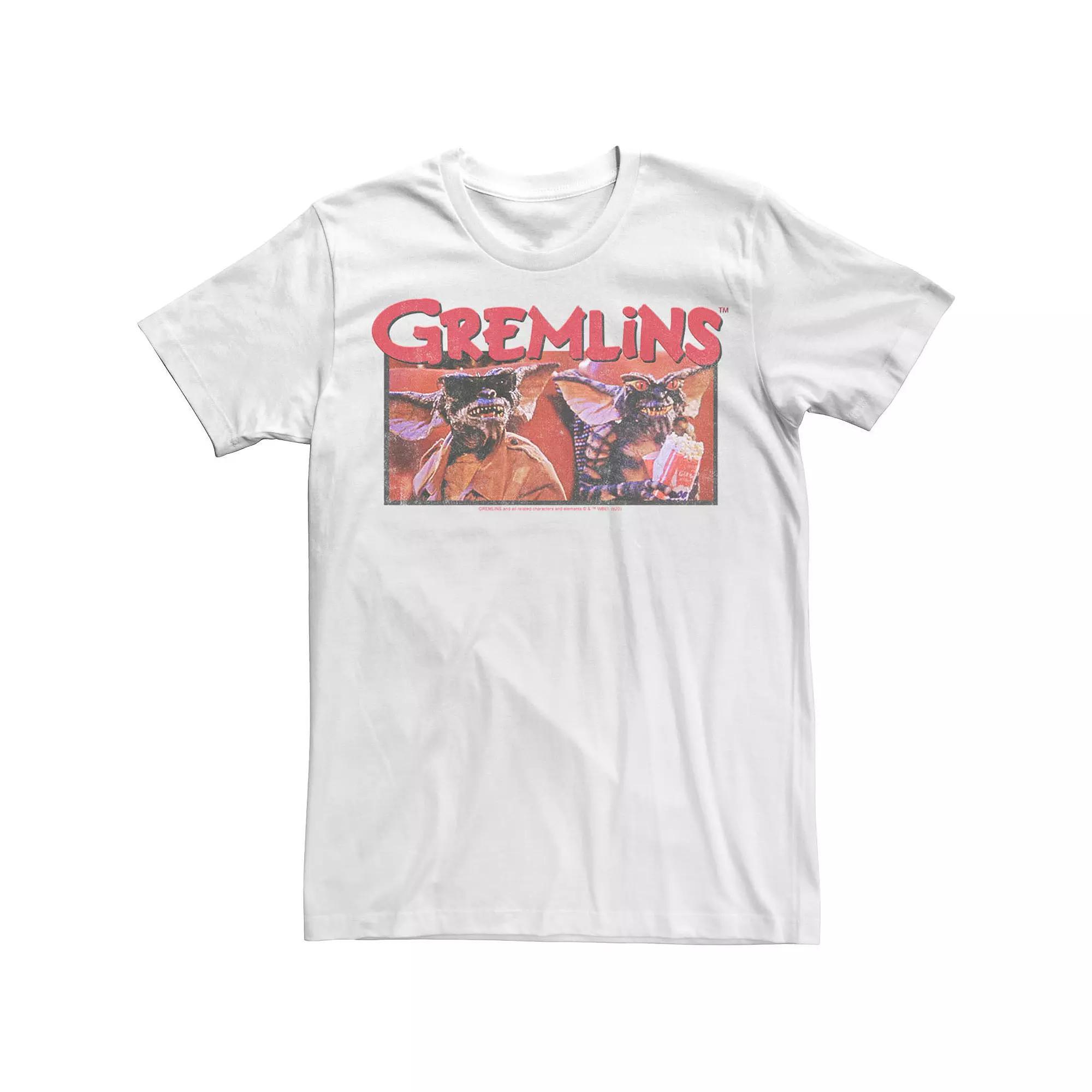 Men's Gremlins At The Movies Portrait Tee, Size: Small, White Product Image