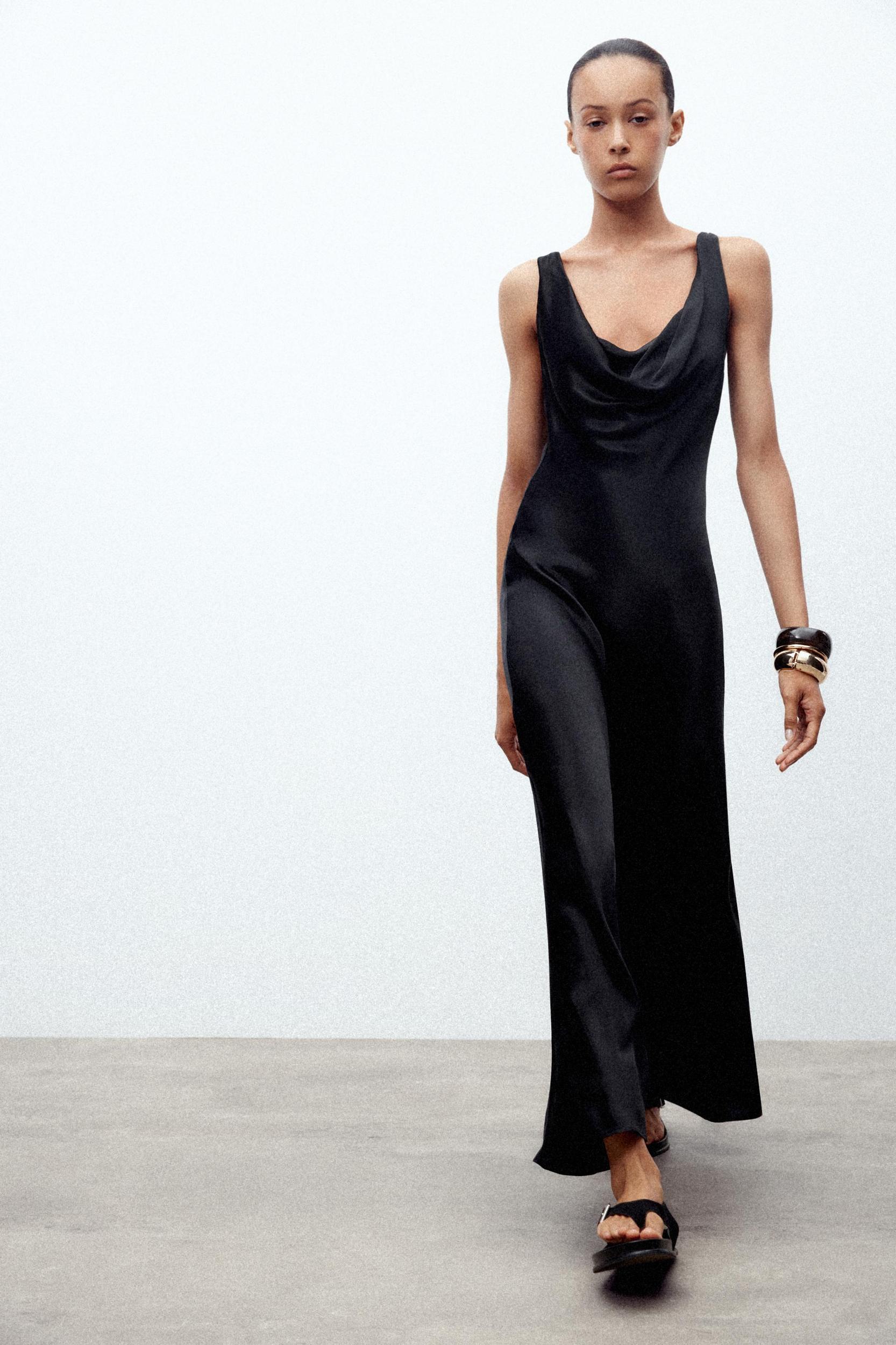 ZW COLLECTION SATIN LONG DRESS Product Image