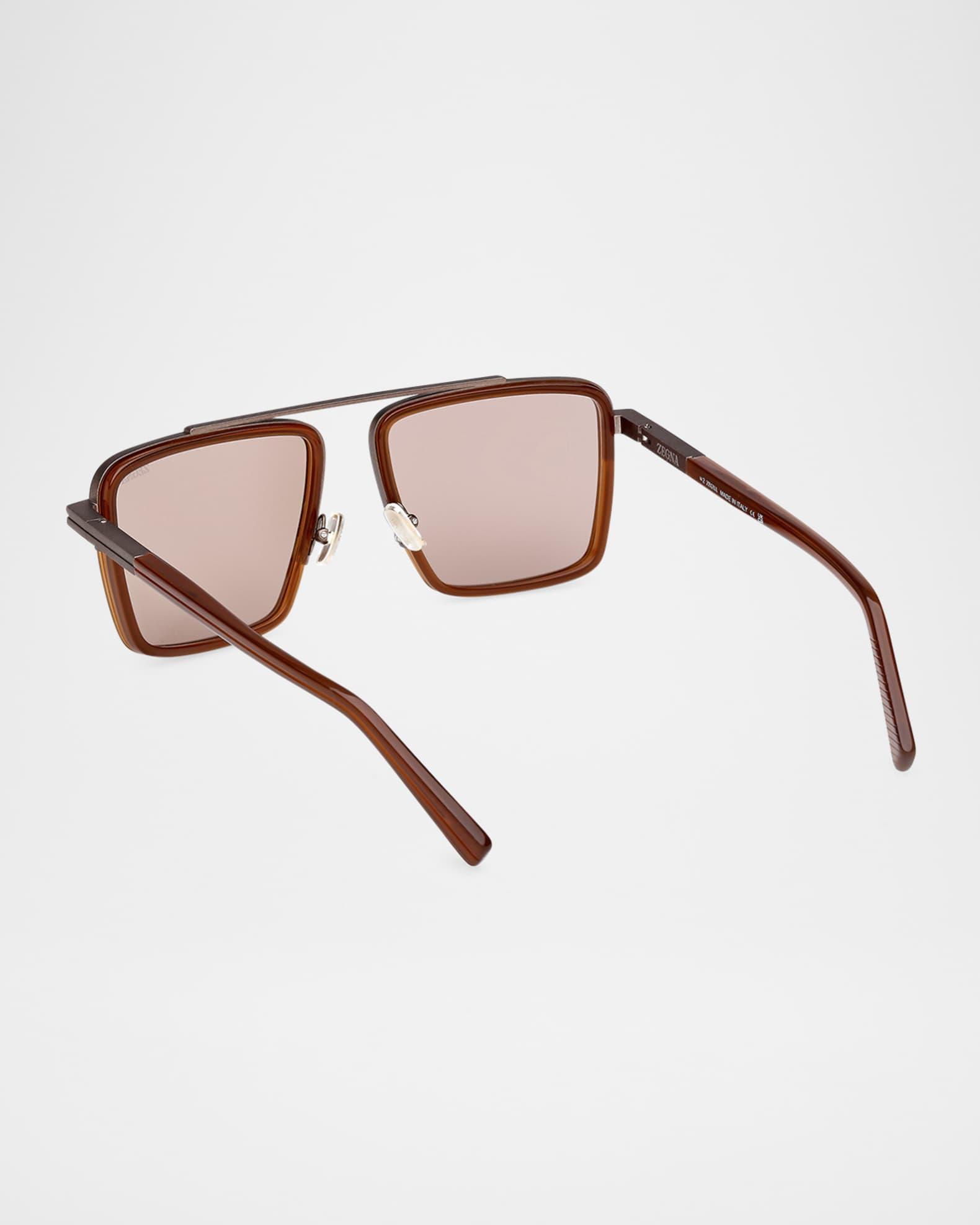 Mens Metal Aviator Sunglasses Product Image