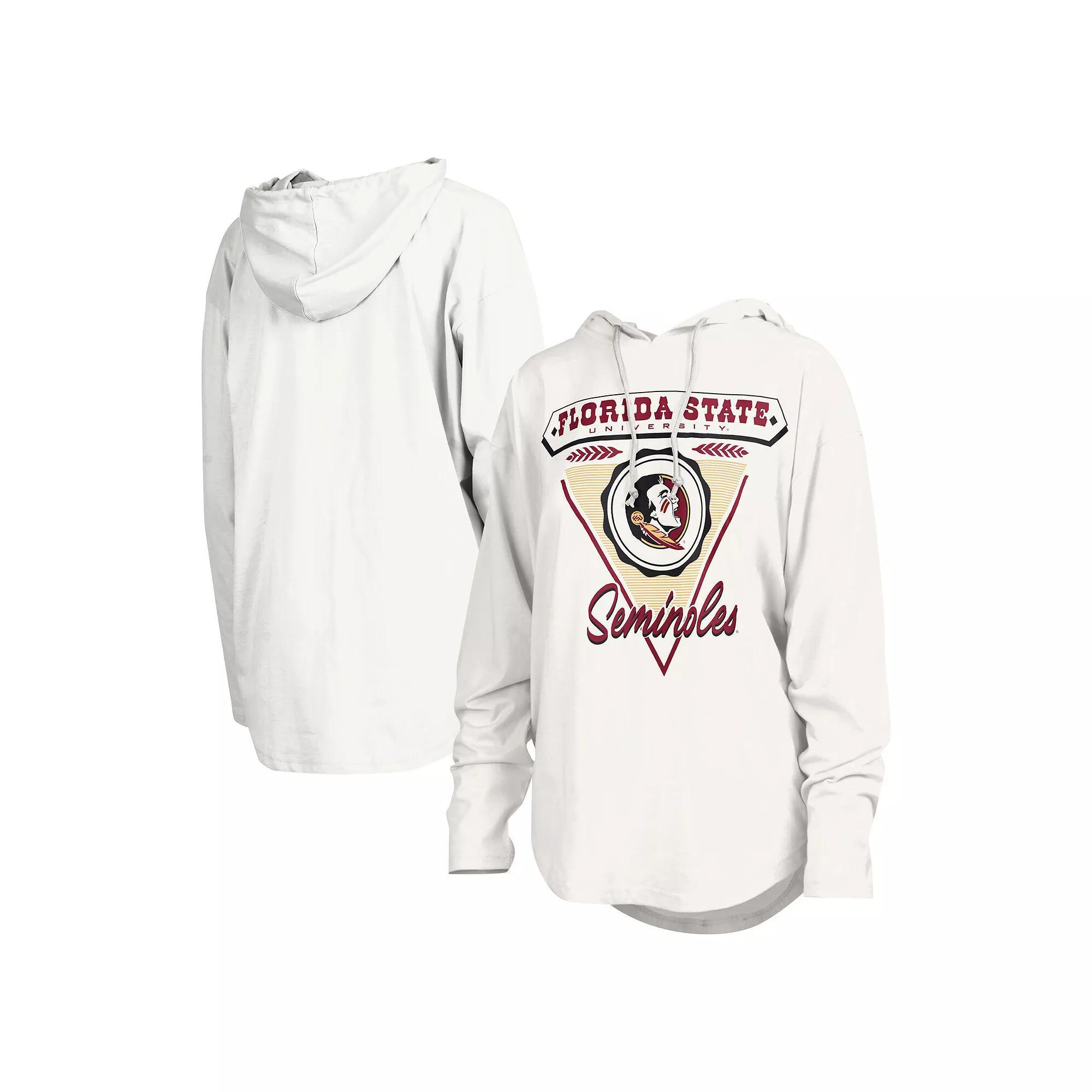 Womens Pressbox Florida State Seminoles San Bruno Hoodie Long Sleeve T-Shirt Product Image