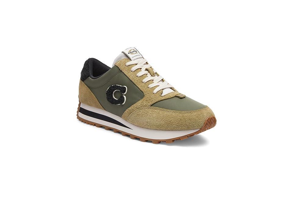 COACH Mens Runner Hairy Suede Sneakers Product Image