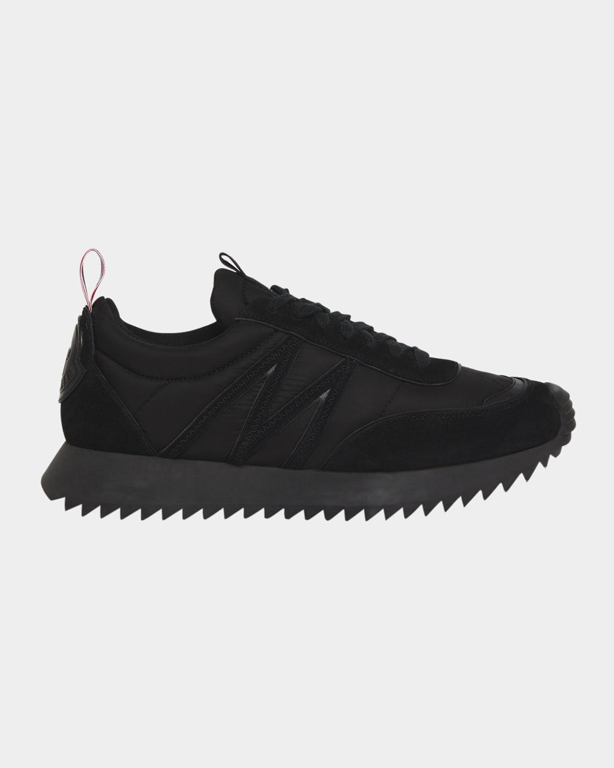 Mens Pacey Nylon and Suede Runner Sneakers Product Image