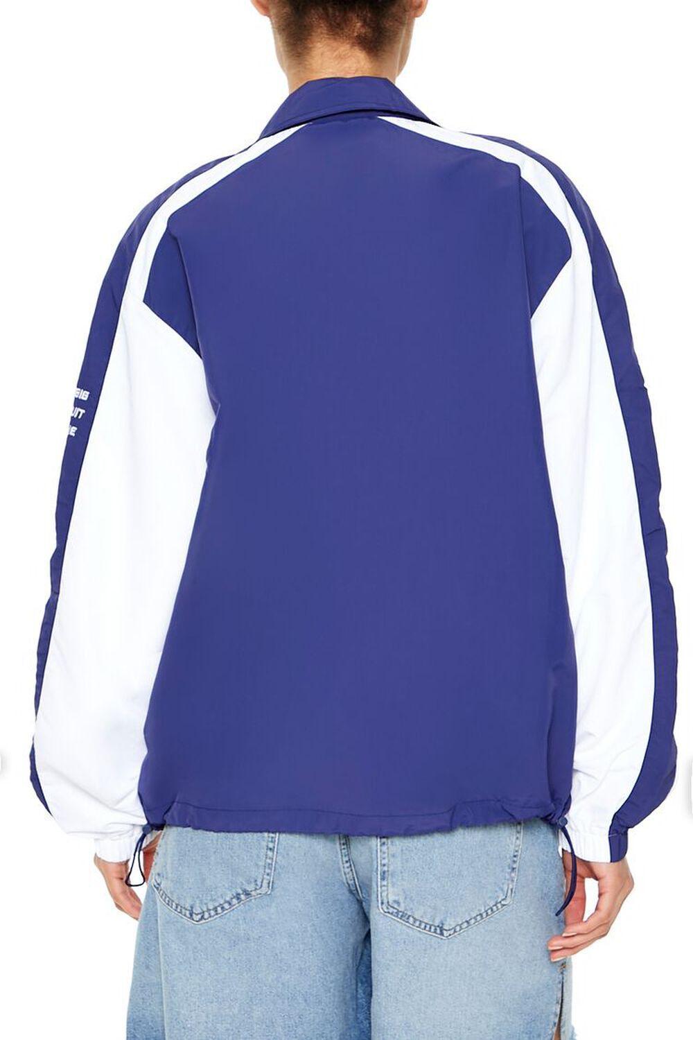 Track & Field Zip-Up Bomber Jacket | Forever 21 Product Image
