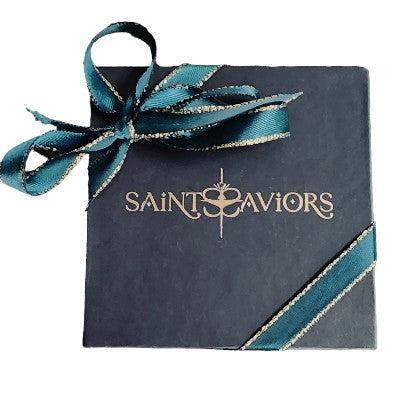 Saints Dainty Fancy K Initial Pendant Necklace Product Image