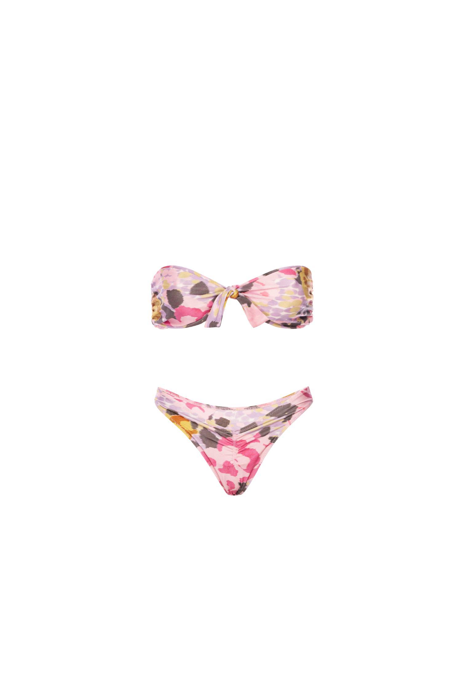 BASTIA BIKINI TOP + BAMBI BOTTOM - NEON FLORAL Product Image