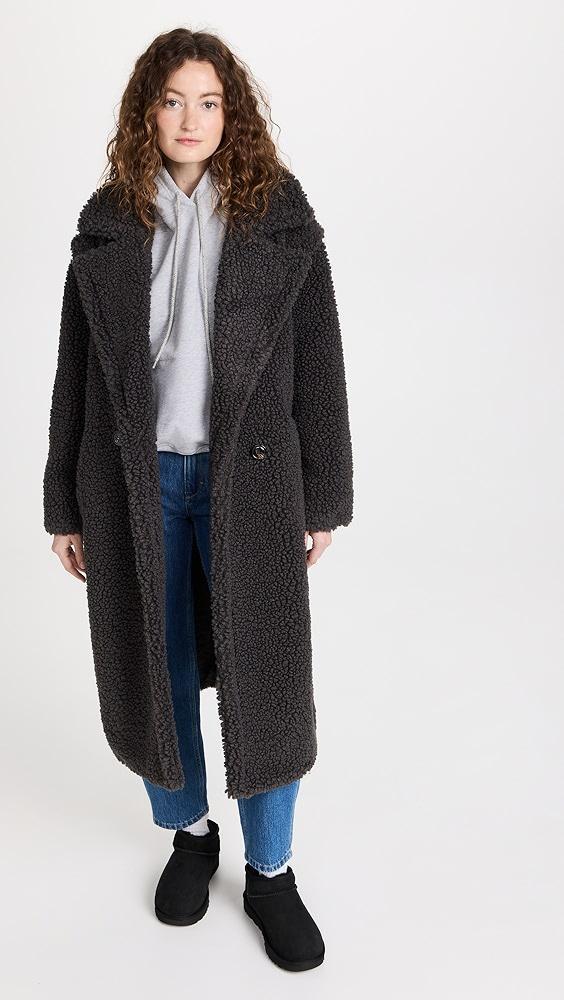 UGG Gertrude Long Teddy Coat | Shopbop Product Image
