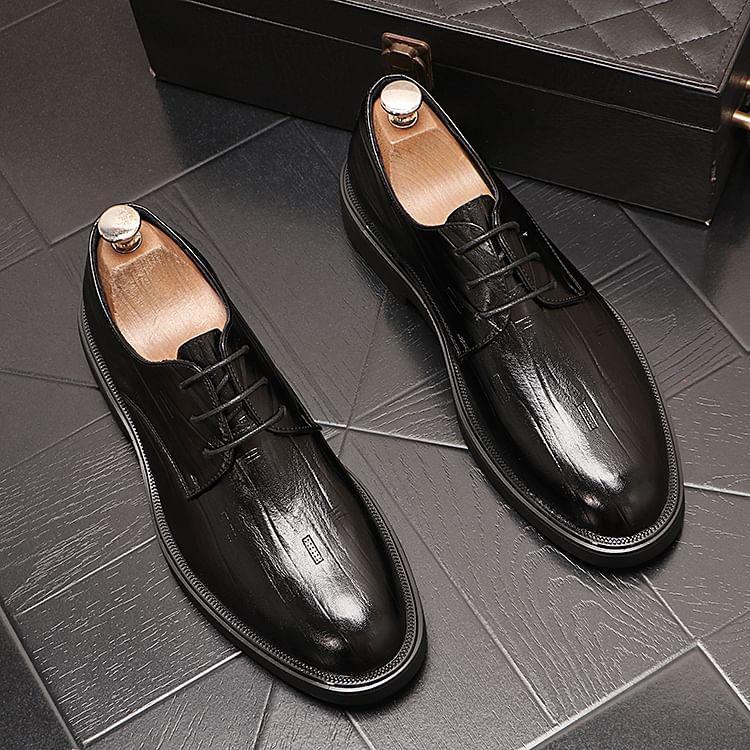 Ombre Lace-Up Derby Shoes Product Image