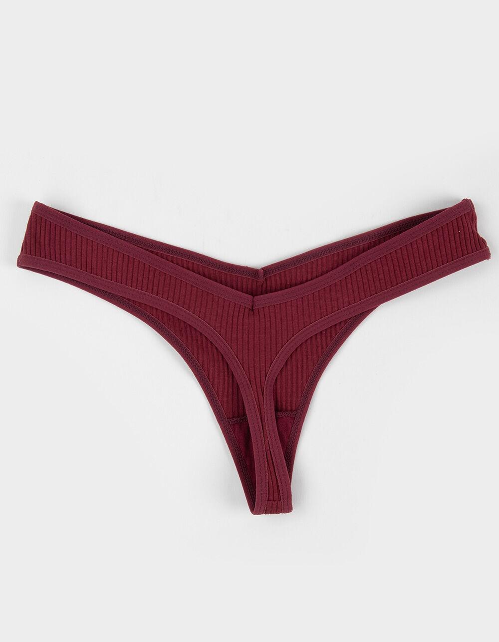 FULL TILT V-Rib Thong - PINK IRIS Product Image