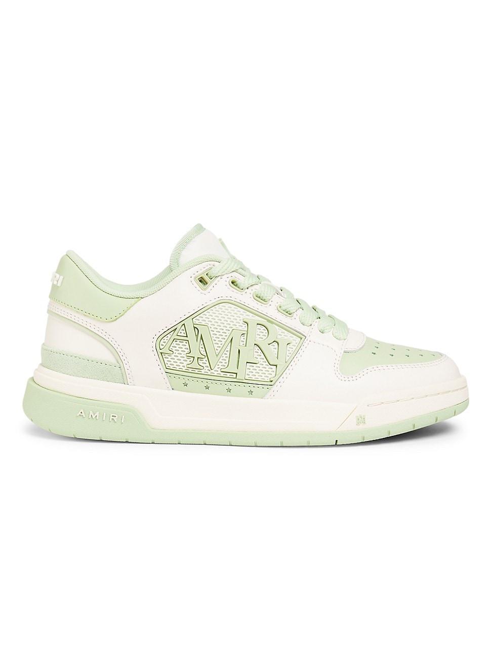Bicolor Leather Low-Top Sneakers Product Image
